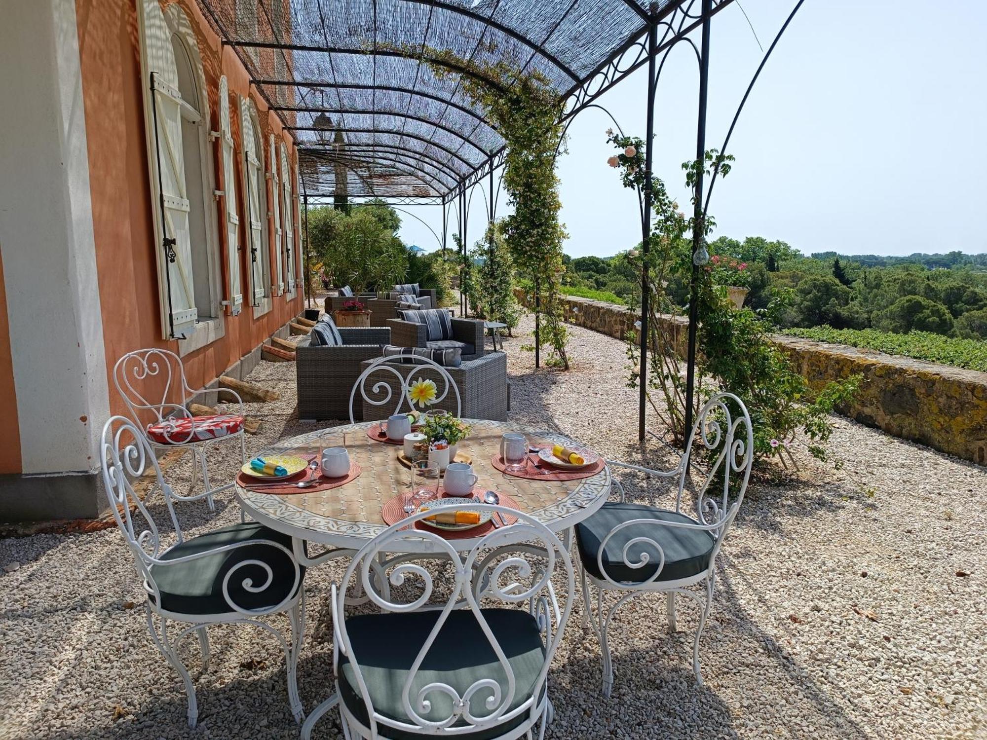 Domaine De Roque Haute Portiragnes Buitenkant foto